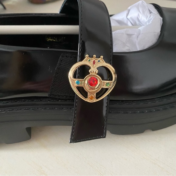🌙 Sailor Moon x Grace Gift Cosmic Heart platform Mary Jane shoes (size 9) - Picture 11 of 15
